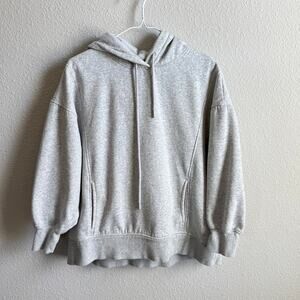 Harmony & Balance Gray Fleece Lined Hoodie Sweatshirt Women's S Pocket Casual